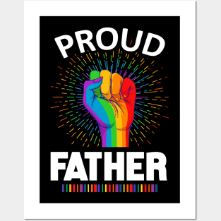 Proud Father Gay Lgbt Posters and Art